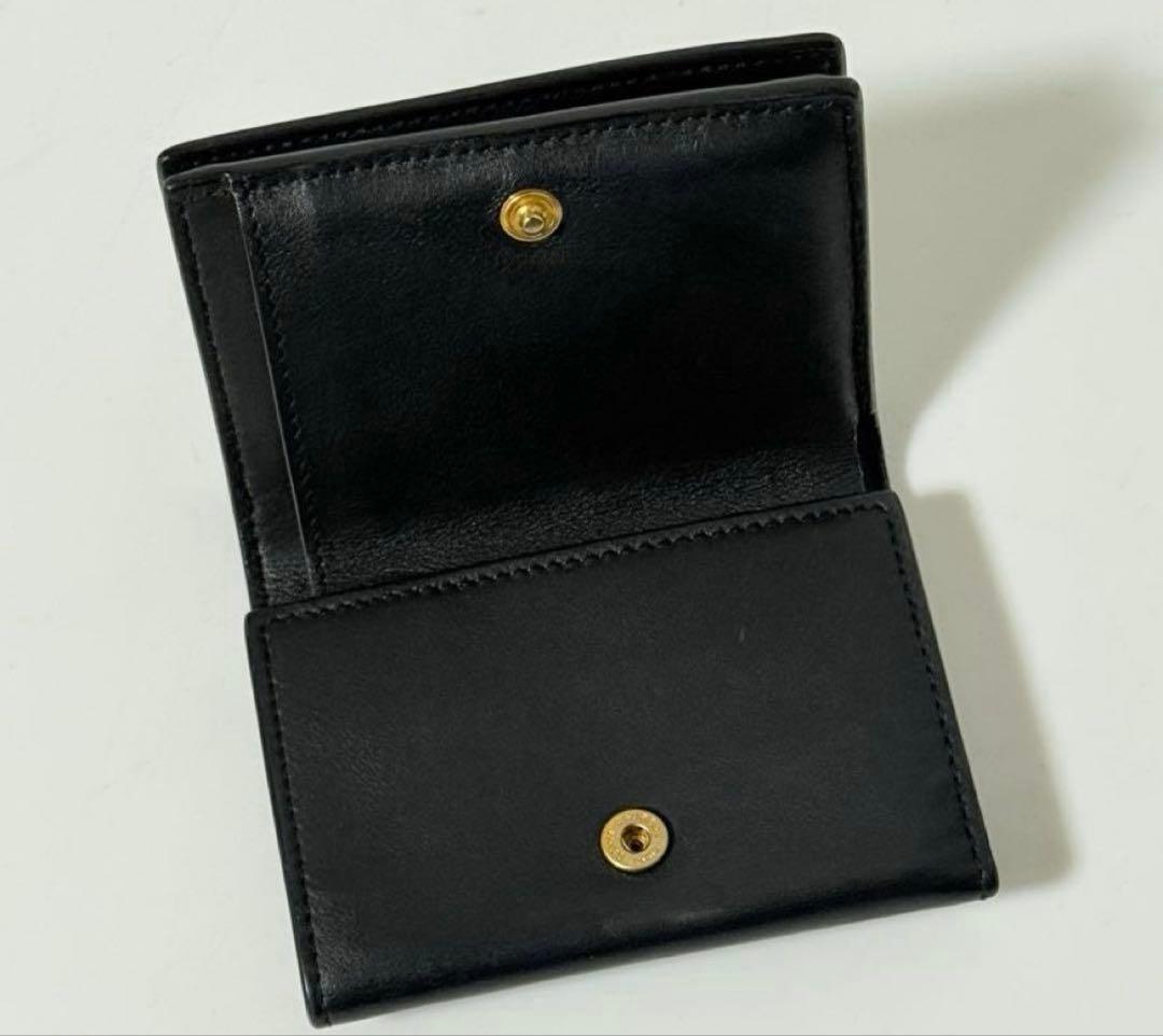 美品 サンローランYSL　タイニーウォレット　三つ折り財布　カサンドラ