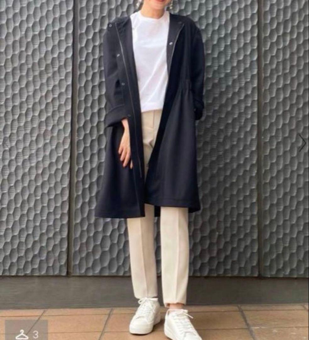セオリーリュクス　Bonding Jersey Naeli ノーカラーコート