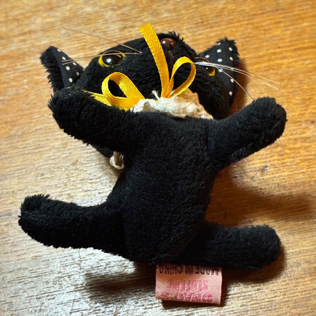 NAO’S stuff 黒猫 ぬいぐるみ イエローアイ 8㎝ レア