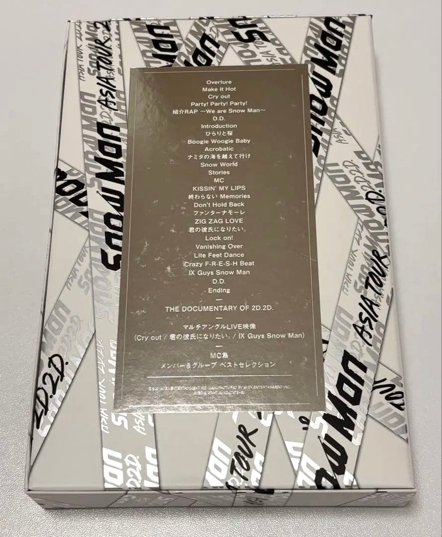  Man ASIA TOUR 2D.2D. 初回盤 DVD4枚組