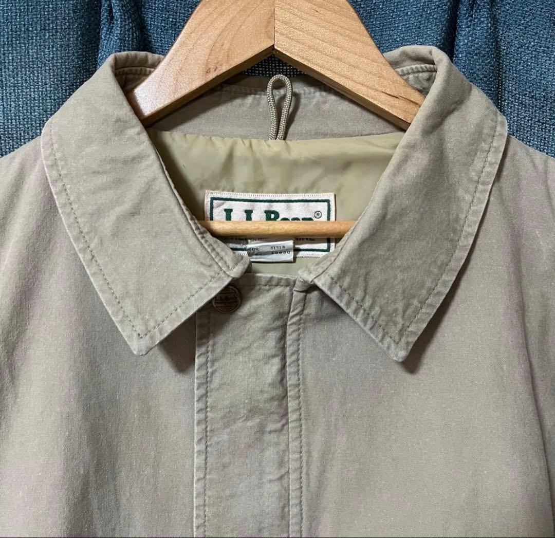 80s L.L.Bean A-2タイプ コットンジャケット ナイロンライナー