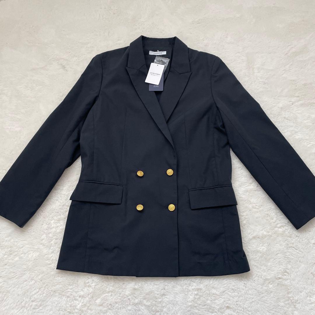 新品　B.C STOCK ダブルブレストジャケット　紺ブレ　金ボタン　フリー