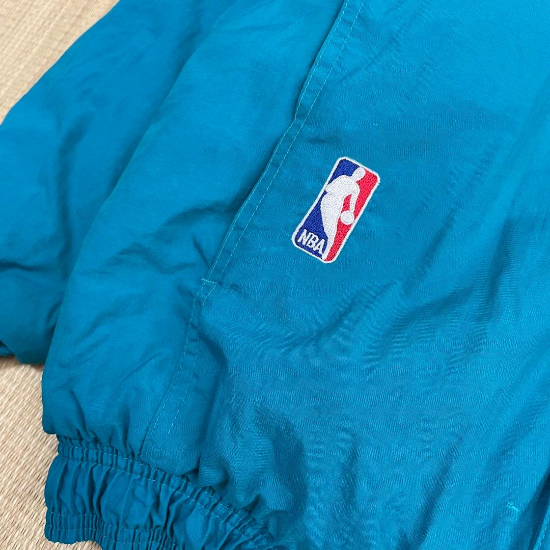 し*読様 90s NBA スターター デトロイト・ピストンズ 中綿ジャケット M