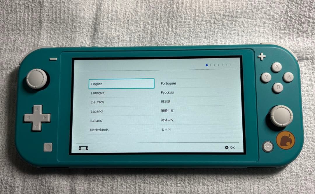 【2023年製】Switch Lite まめきち＆つぶきちアロハ柄 あつ森モデル