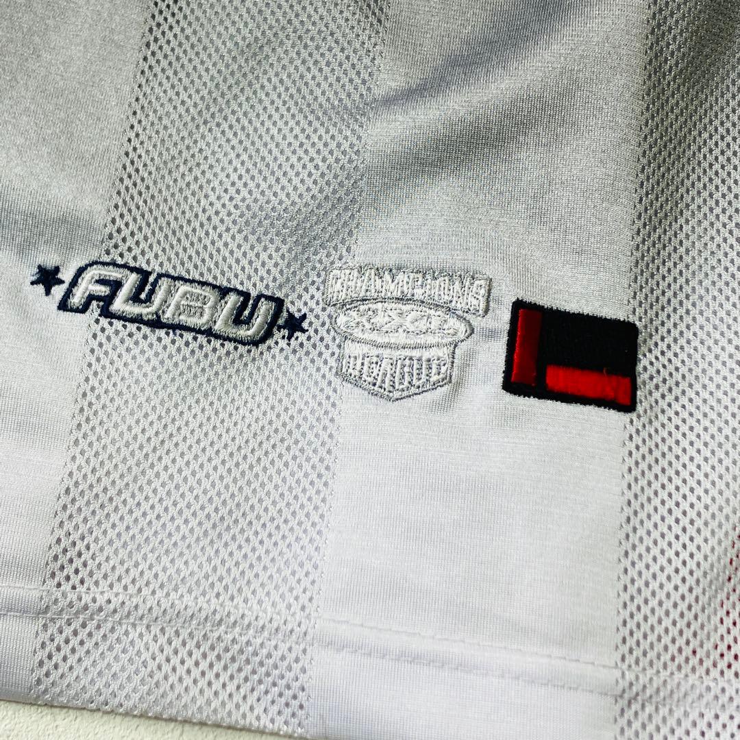 FUBU ゲームシャツ　XXL 両面プリント　ショルダーロゴ　超ビッグサイズ