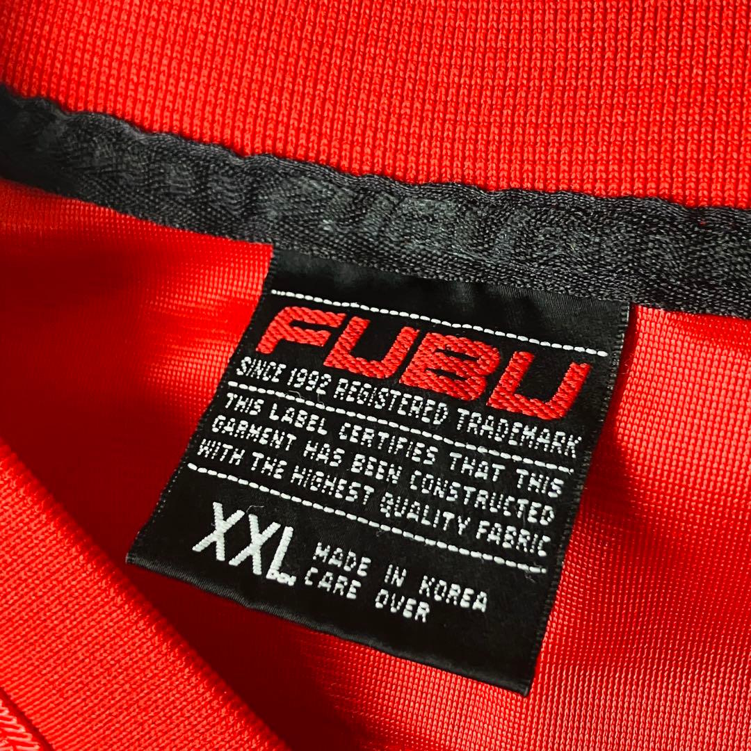 FUBU ゲームシャツ　XXL 両面プリント　ショルダーロゴ　超ビッグサイズ