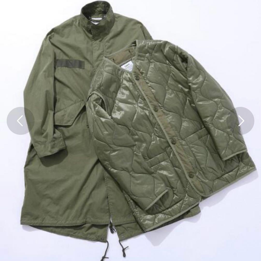 【美品】coen M-65 モッズコートライナー付き　3WAY ビッグシルエット