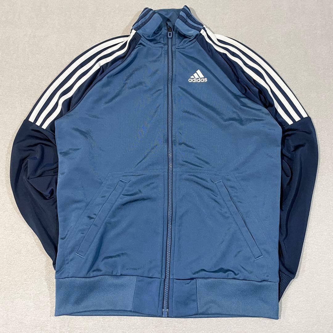 adidas/アディダストラックセットアップ M（ネイビー/ブルー）即購入OK！
