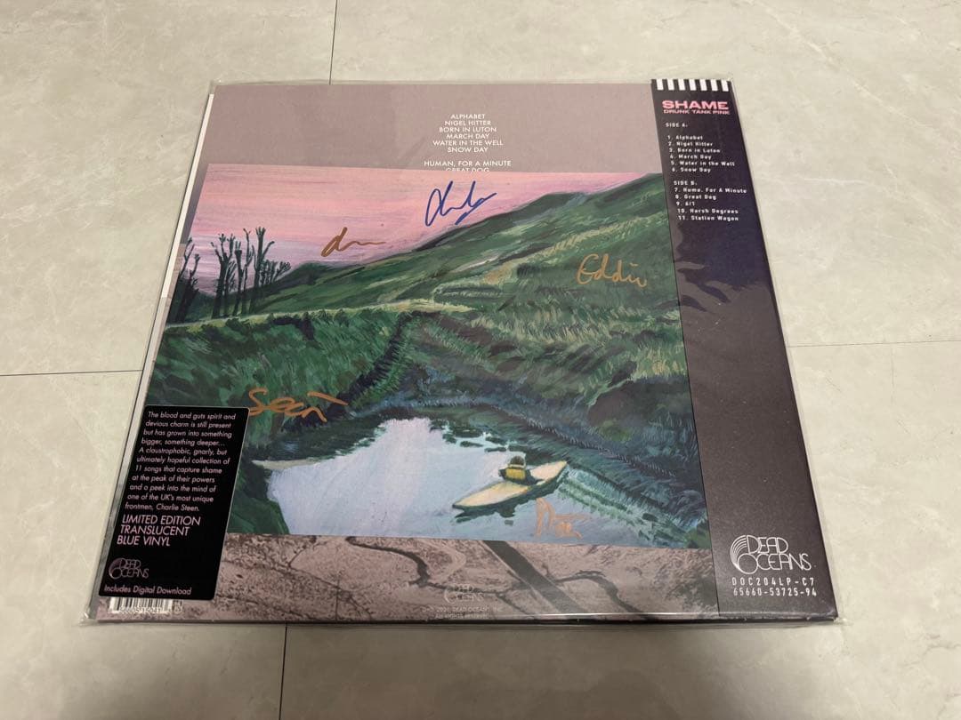 新品未開封　SHAME / DRUNK TANK PINK サインあり