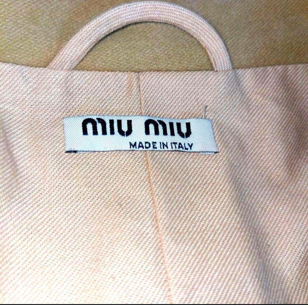 bx18. miu miu テーラードジャケット サイズ40 レディースLサイズ