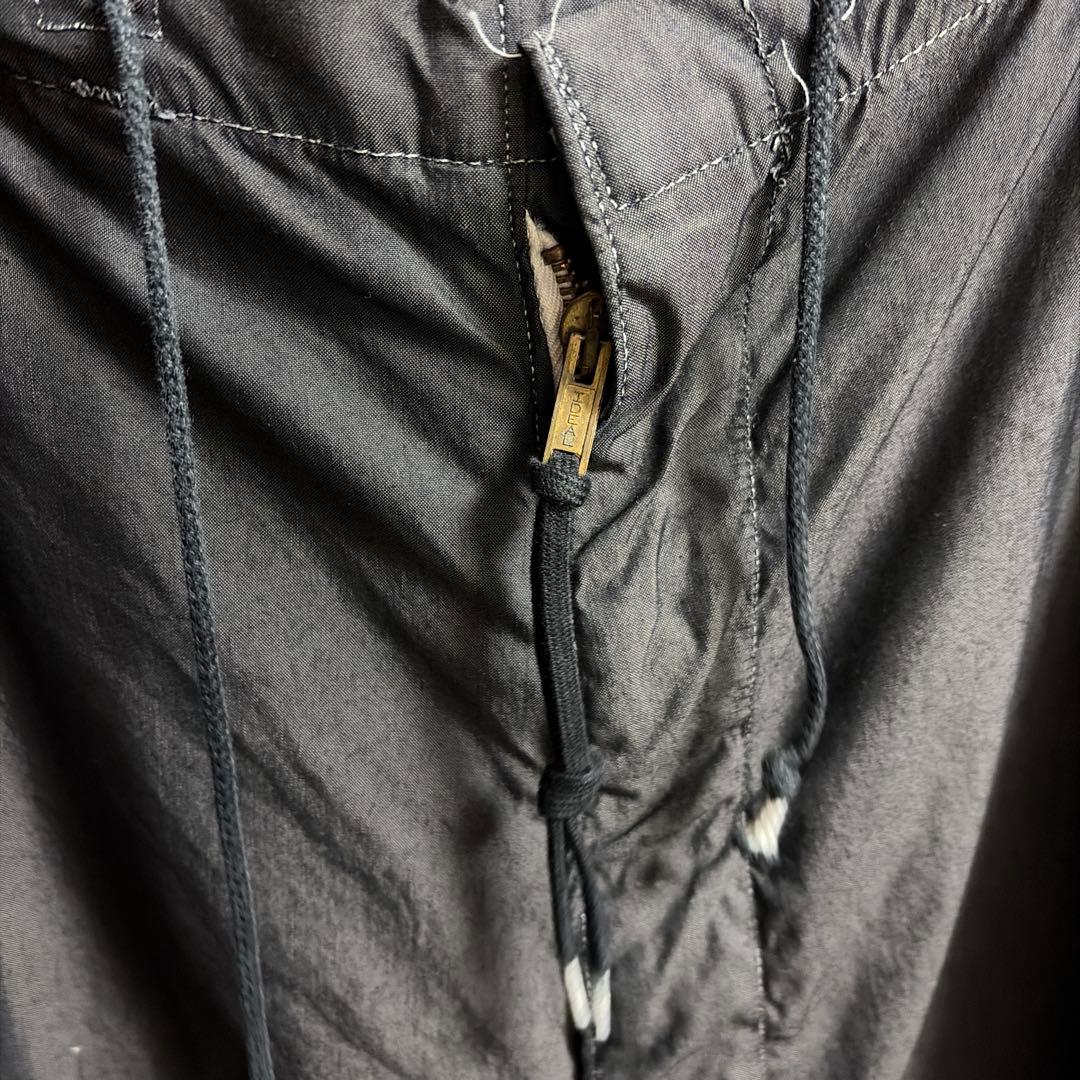 90's U.S.ARMY スノーカモ 後染め ブラック M-R