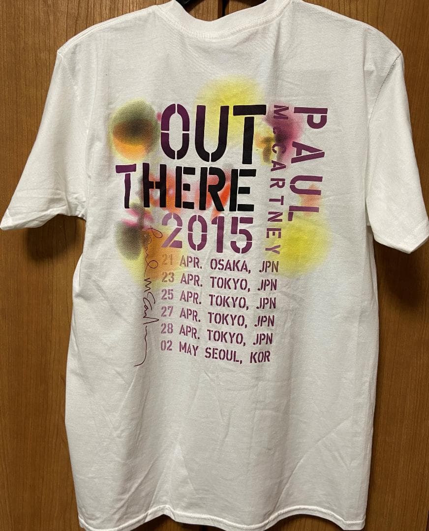 Paul McCartney 2015 日本公演記念Tシャツ(M)とプログラム