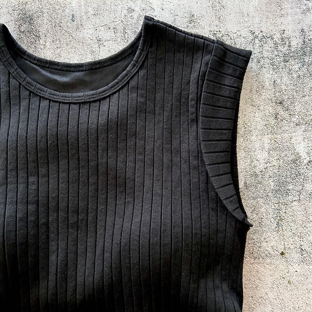 新品 タグ無し サイド 紐ギャザー タンク 2セット 水着（トップス・パンツ）