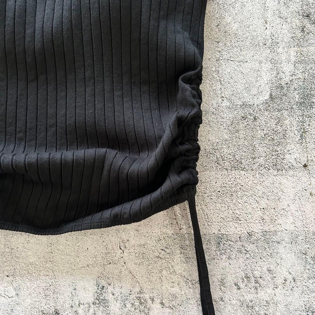 新品 タグ無し サイド 紐ギャザー タンク 2セット 水着（トップス・パンツ）