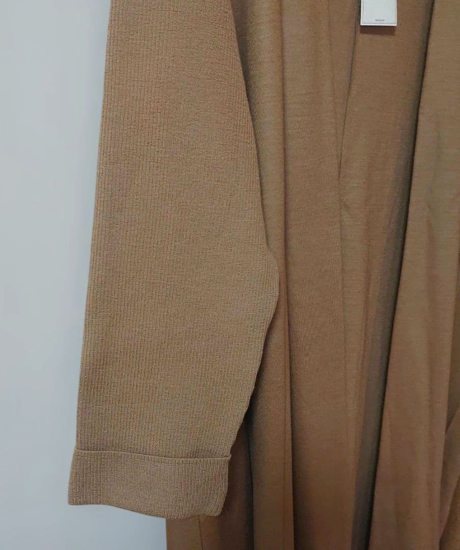 23区 ニットロングカーディガン 　ブラウン　LLサイズ　新品タグ付き