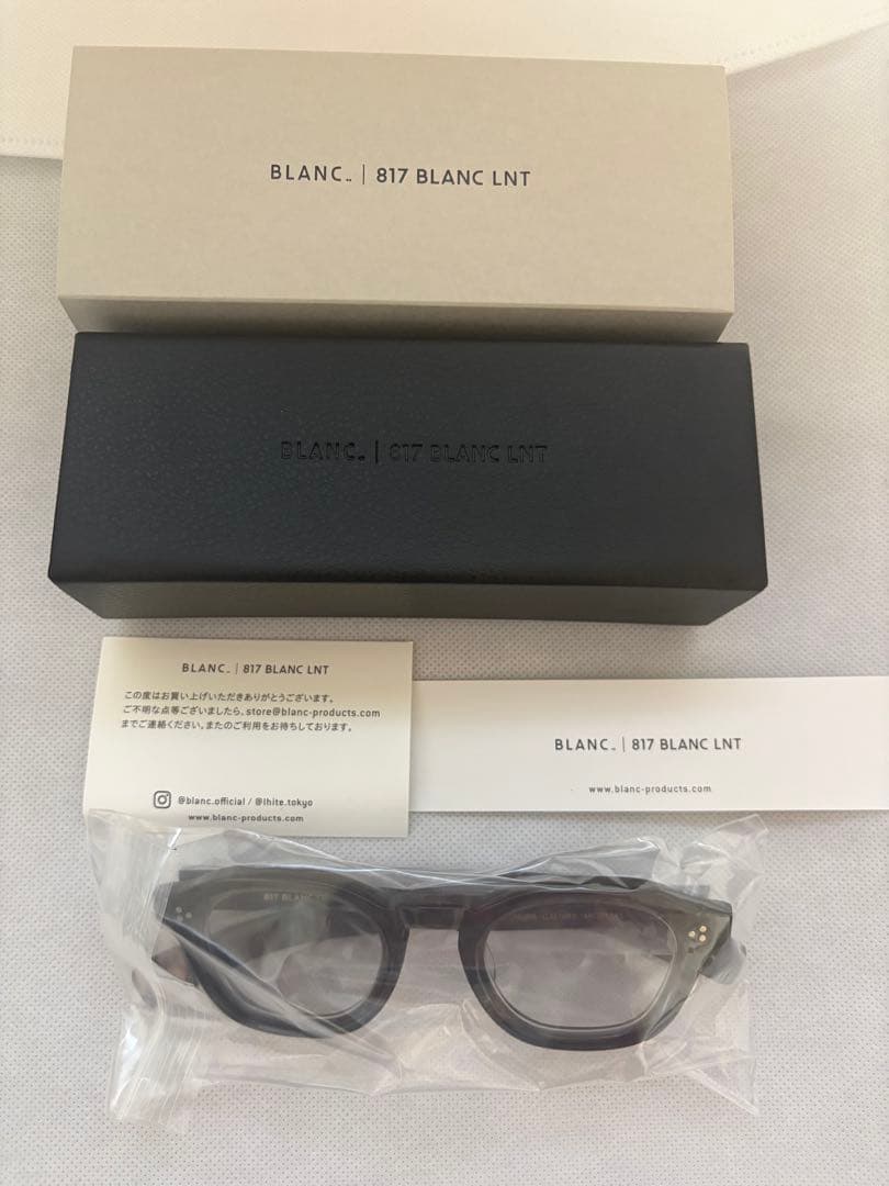 BLANC.. be008 CLR D GRY 度入りカラーレンズ入り