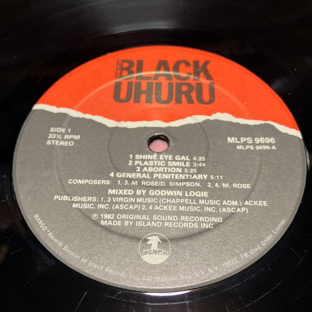 BLACK UHURU TEAR IT UP - LIVE レコード