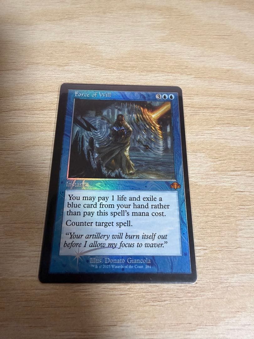 意志の力　旧枠　FOIL 英語　MTG 4枚セット