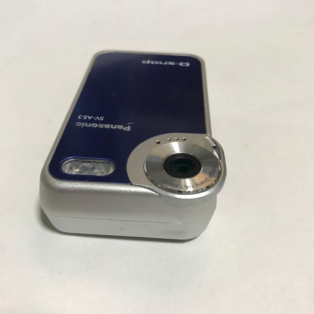 【完動品・美品】Panasonic D-snap SV-AS3 デジタルカメラ