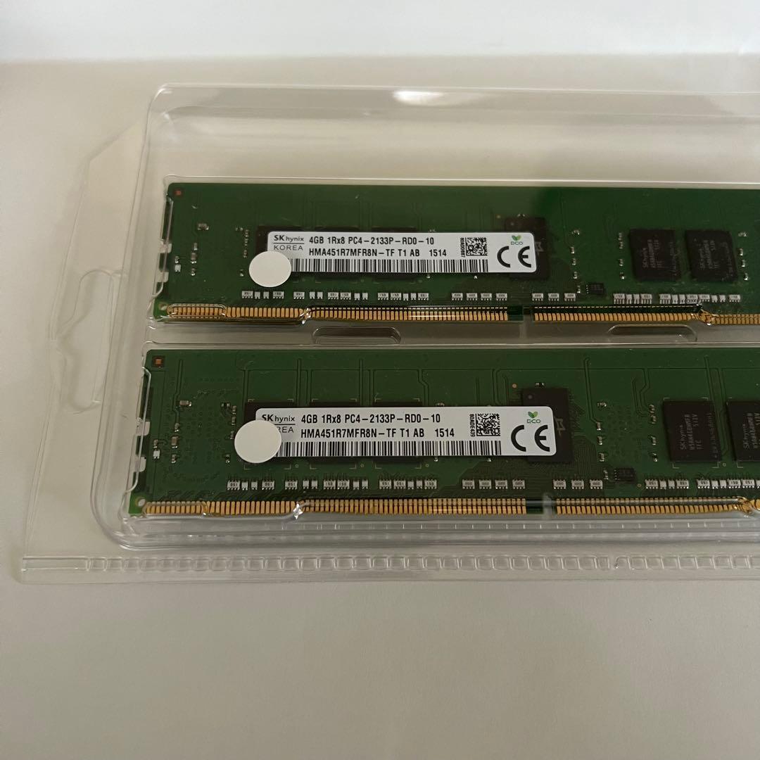 SKhynix DDR4 2133P 4gb×4枚 16gb