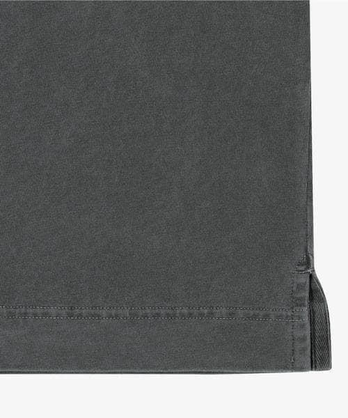 【韓国限定】THE NORTH FACE ロゴ ステッチ Tシャツ グレー XL