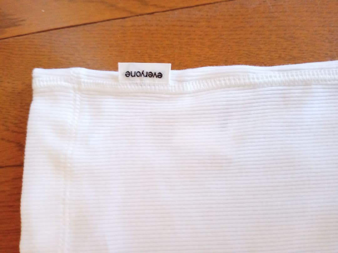everyone 3P rib tank top (WHITE) サイズ　XL
