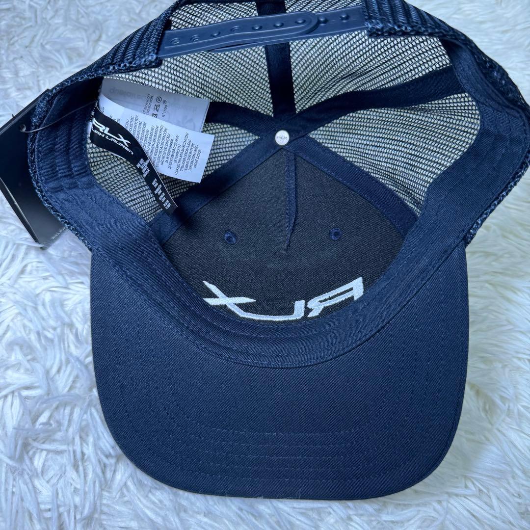 ☆【新品】RLX Ralph Lauren ゴルフ メッシュキャップ 黒☆