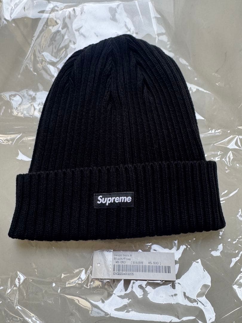 帽子 supreme Overdyed Beanie BLACK