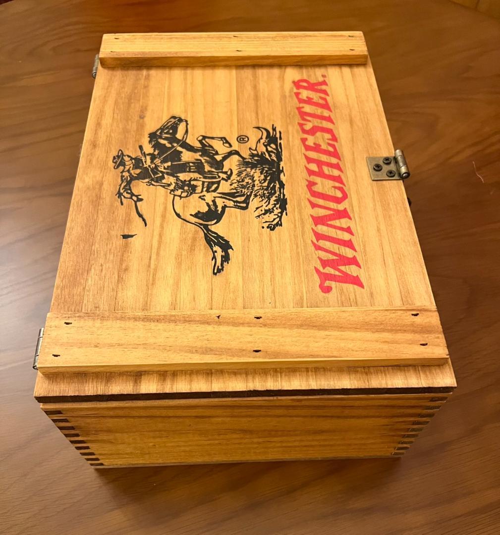 WINCHESTER ウィンチェスター 木製ボックス クレー射撃 アメリカ雑貨