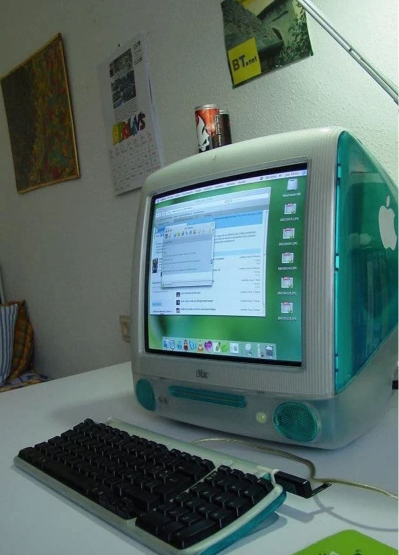 Apple iMac G3 クリアブルー 水色 インテリア y2k lain