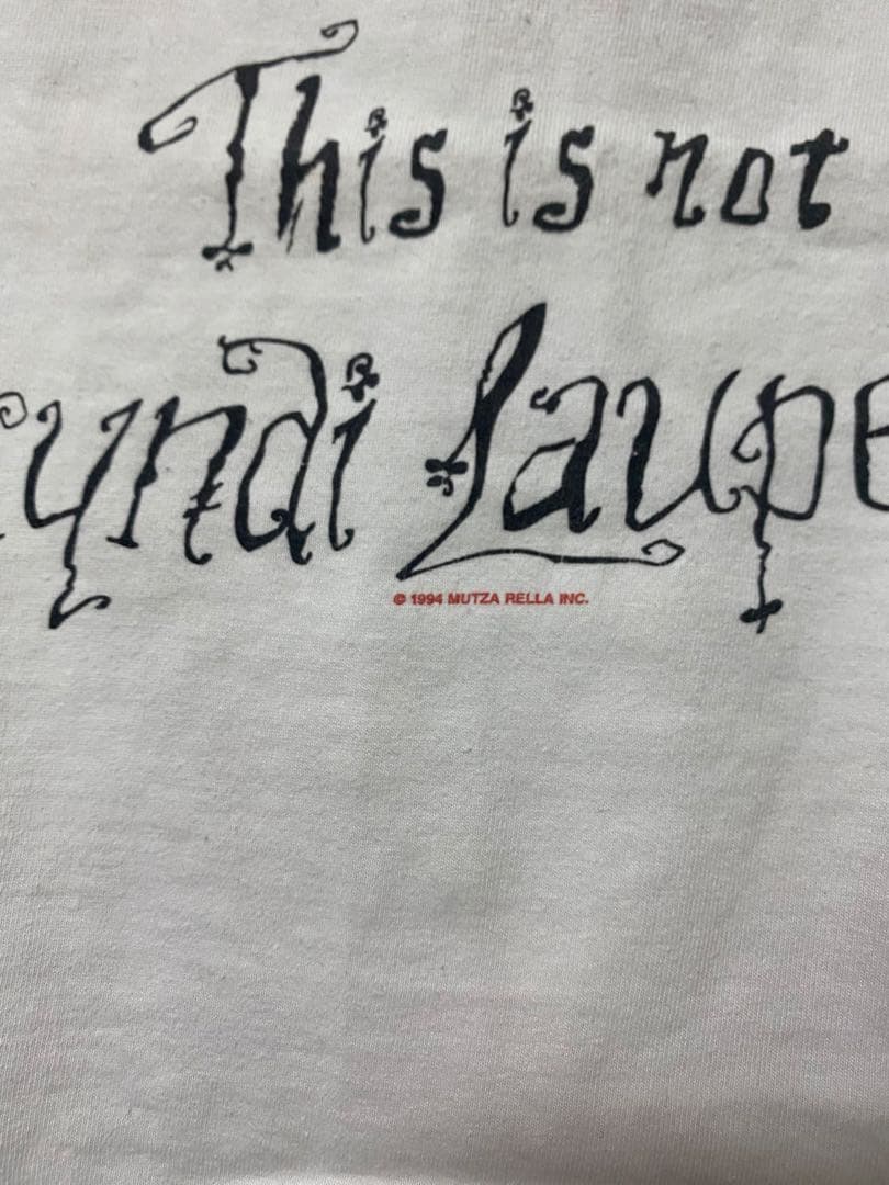 【超希少】　Cyndi Lauper JAPAN tour Tシャツ