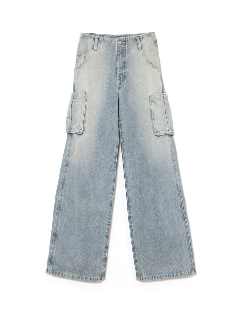 アンドマリー★ Back ribbon denim cargo pants美品S