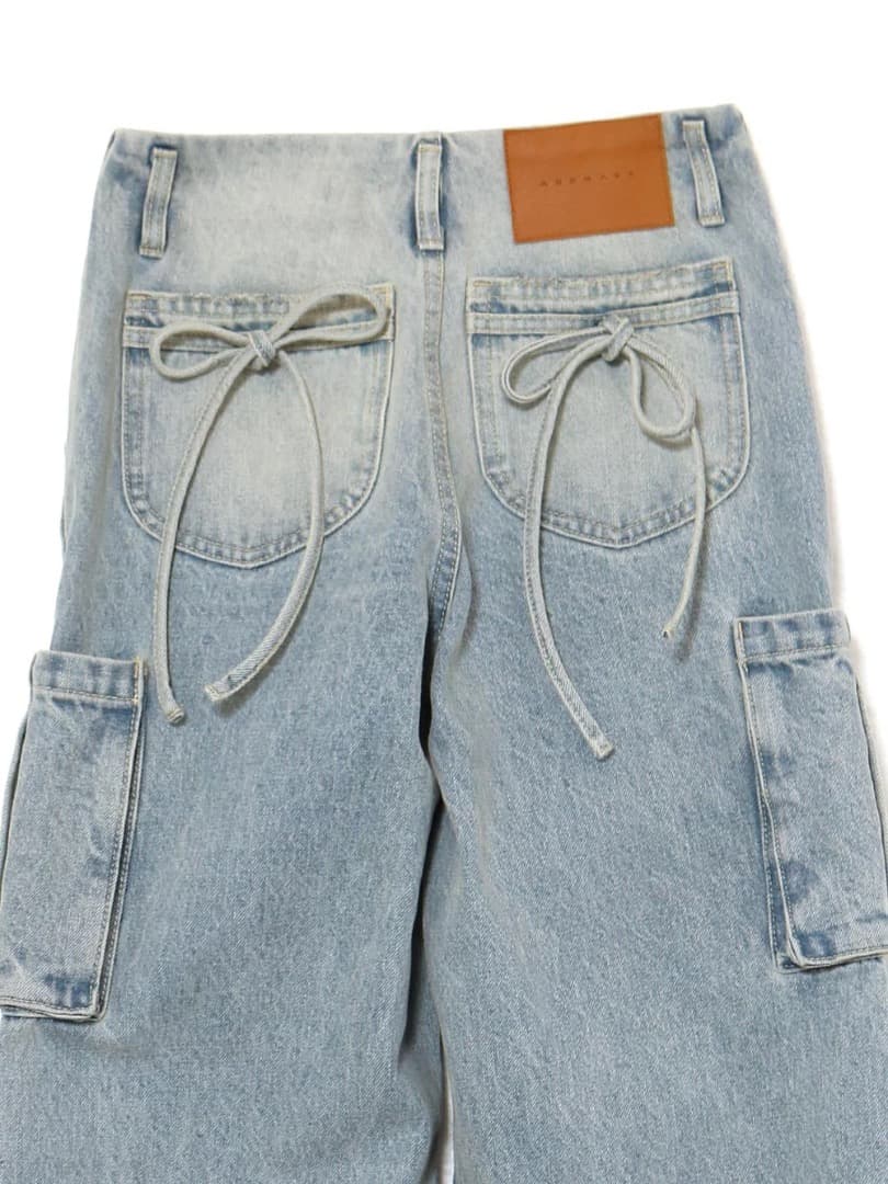 アンドマリー★ Back ribbon denim cargo pants美品S