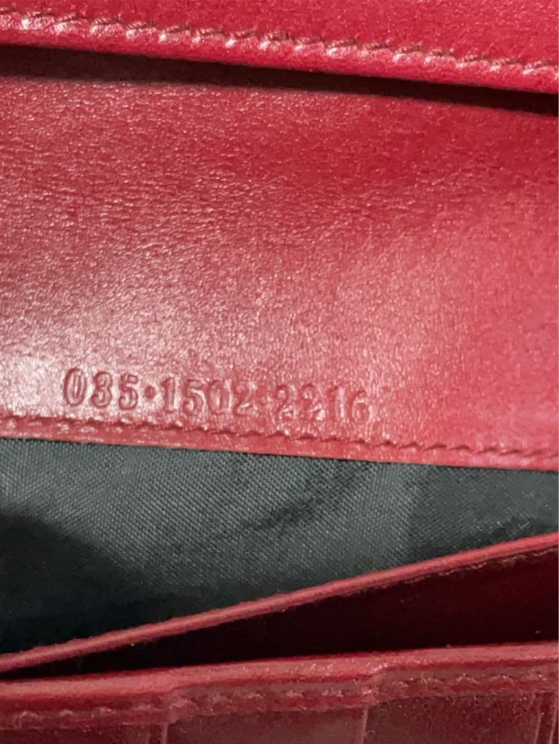 GUCCI ２折り財布 03515022216 MADE IN ITALY