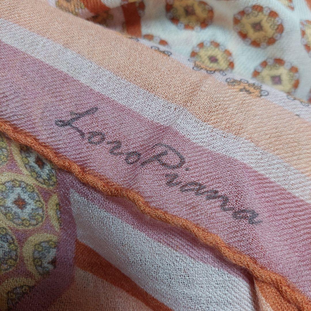 更にお値引き Loro Piana 幾何学模様 ストール
