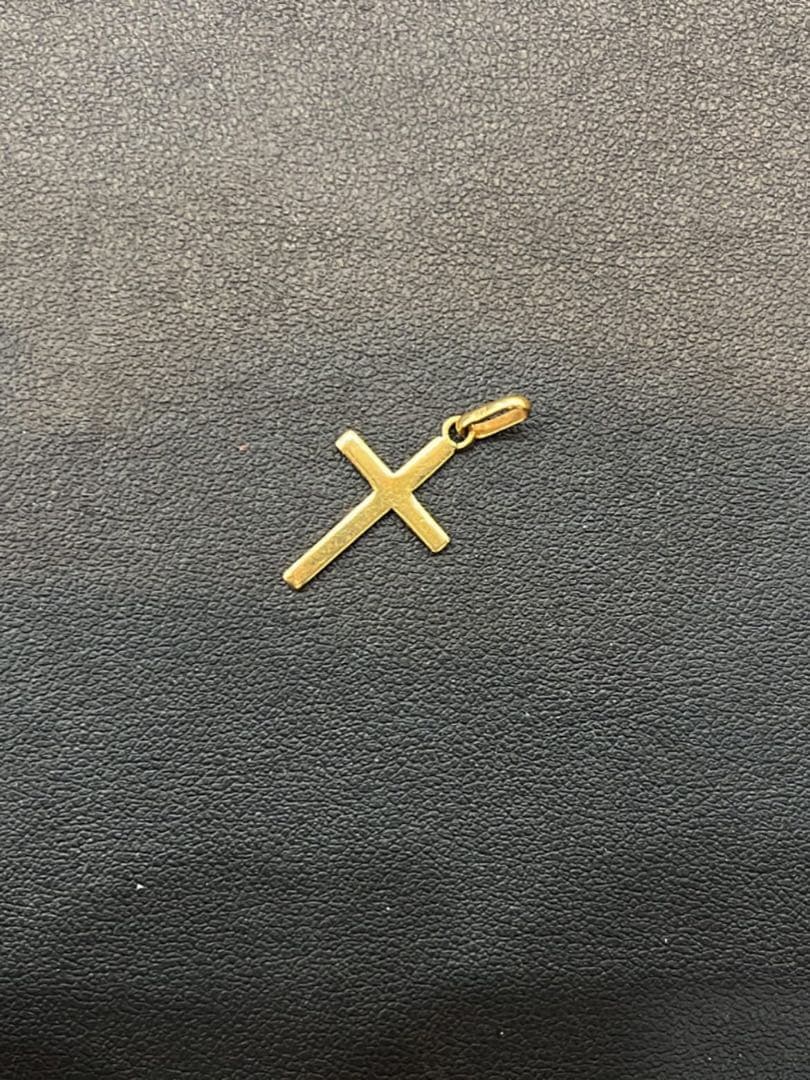 K18 クロスデザイン ペンダントトップ 0.5g