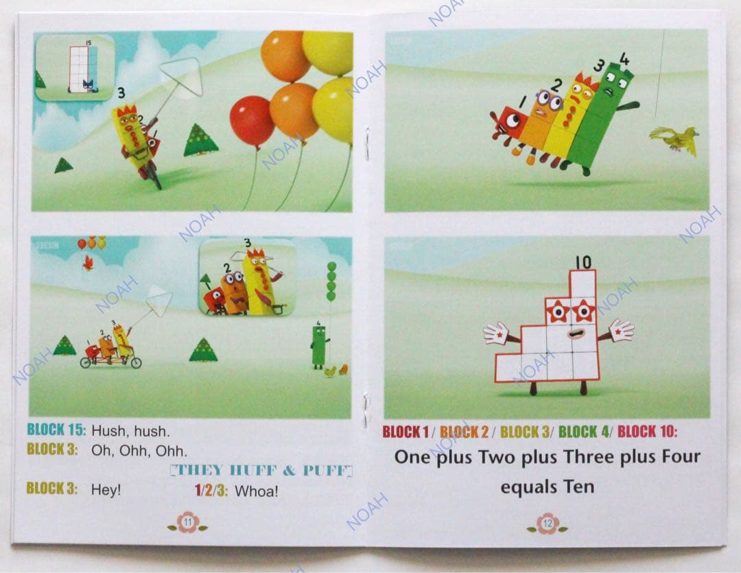 ナンバーブロックス　シリーズ1-3　マイヤペン付　NumberBlocks 洋書