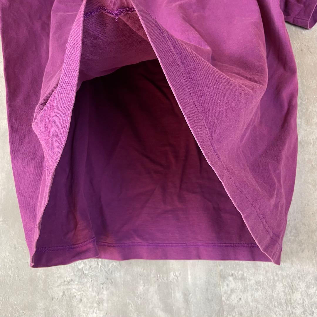 【激レア】Stussy ステューシー パープル Tシャツ バックプリント