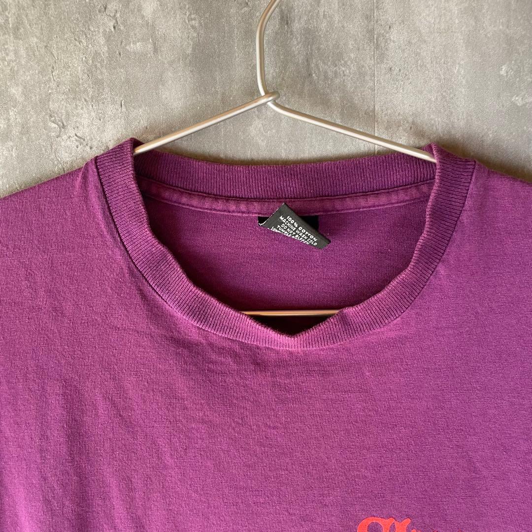 【激レア】Stussy ステューシー パープル Tシャツ バックプリント