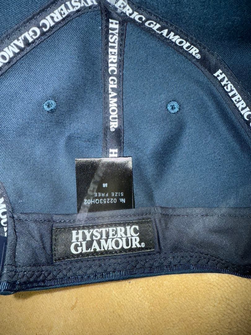 HYSTERIC GLAMOUR ネイビーキャップ