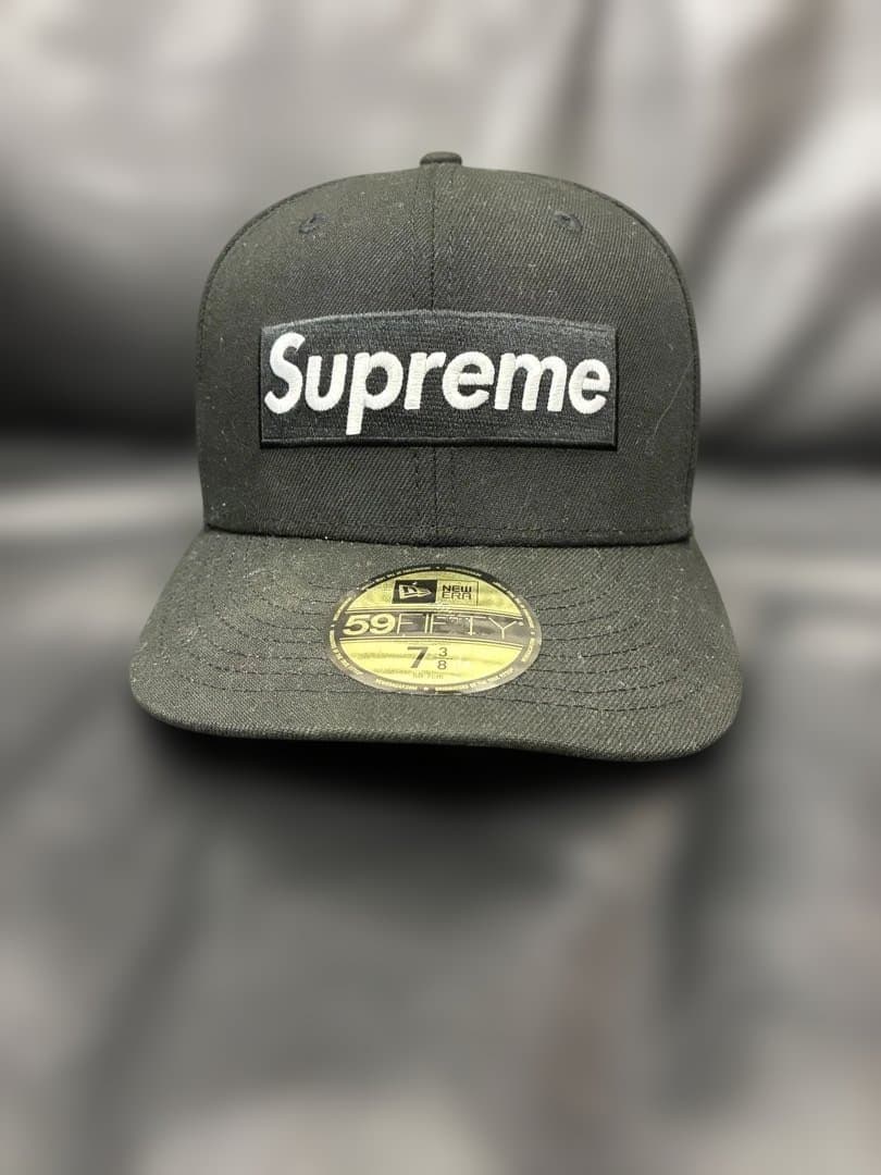Supreme ニューエラ 黒 キャップ