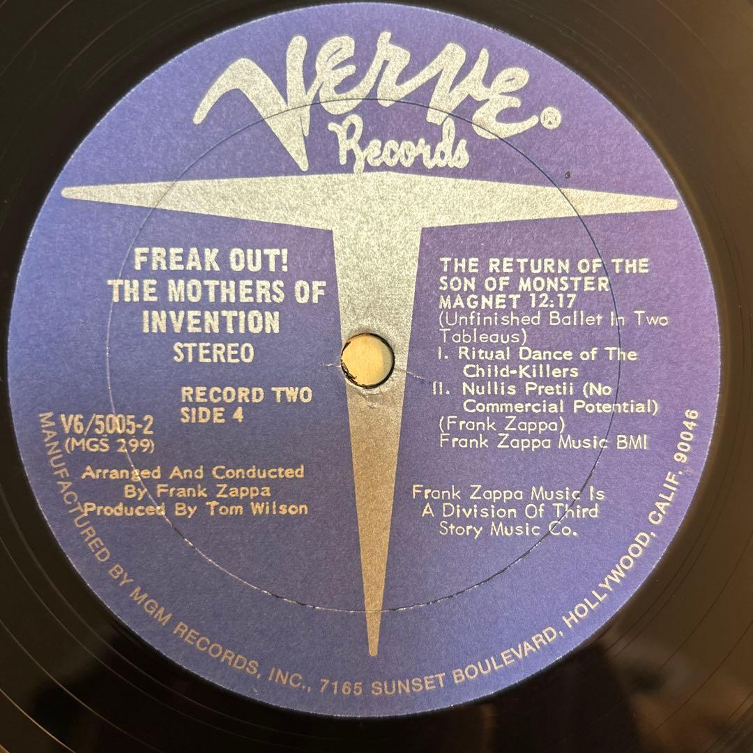 て*ん様 名盤US盤Freak Out! The Mothers of Inve