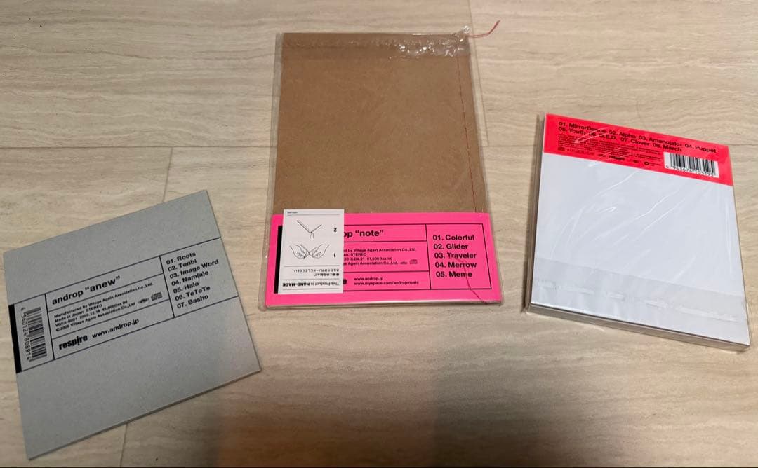 androp CD・DVDセット【非売品未開封DVD2種・初期特殊仕様含】