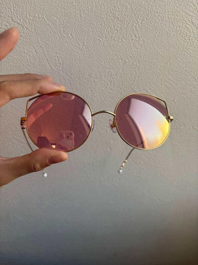 megane and me NORAH Col.GP ピンクレンズ サングラス