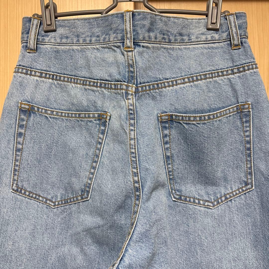 【パッチなし　36】MACPHEE パールデニム　コクーンテーパードパンツ