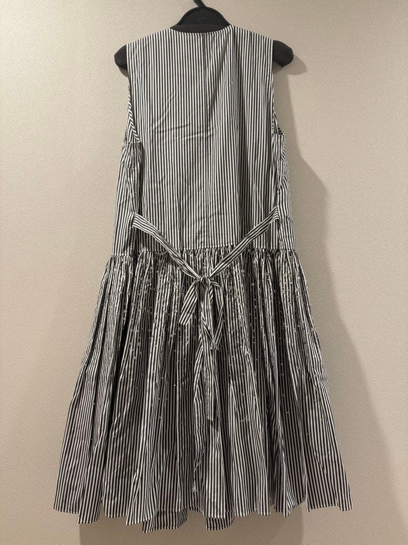 miu miu ビジュー付きワンピース