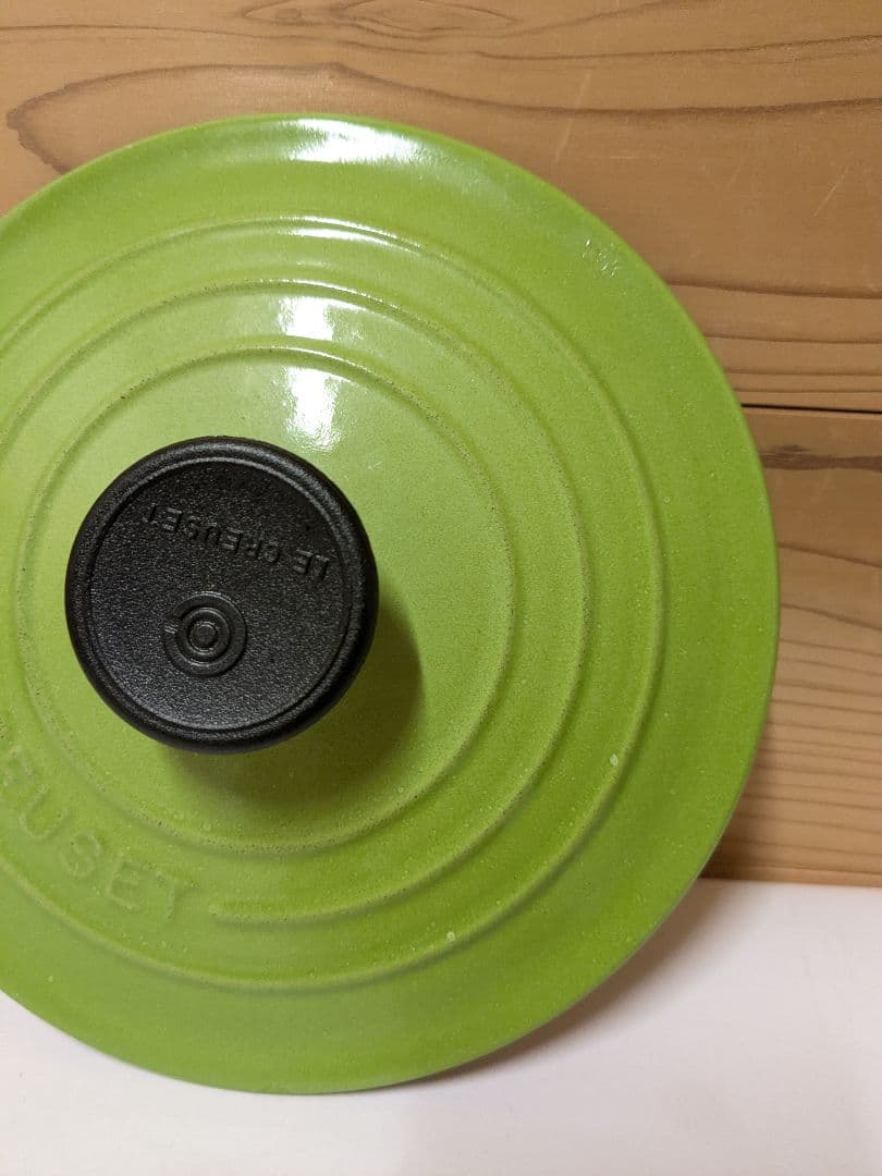 ル・クルーゼ　Le　Creuset ココット・ロンド　グリーン　16cm