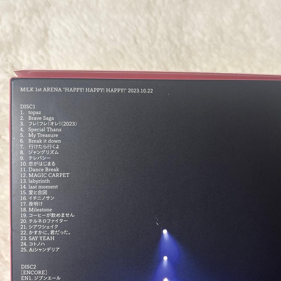 M!LK Happy!Happy!Happy! 初回限定盤3DVD&フォトブック
