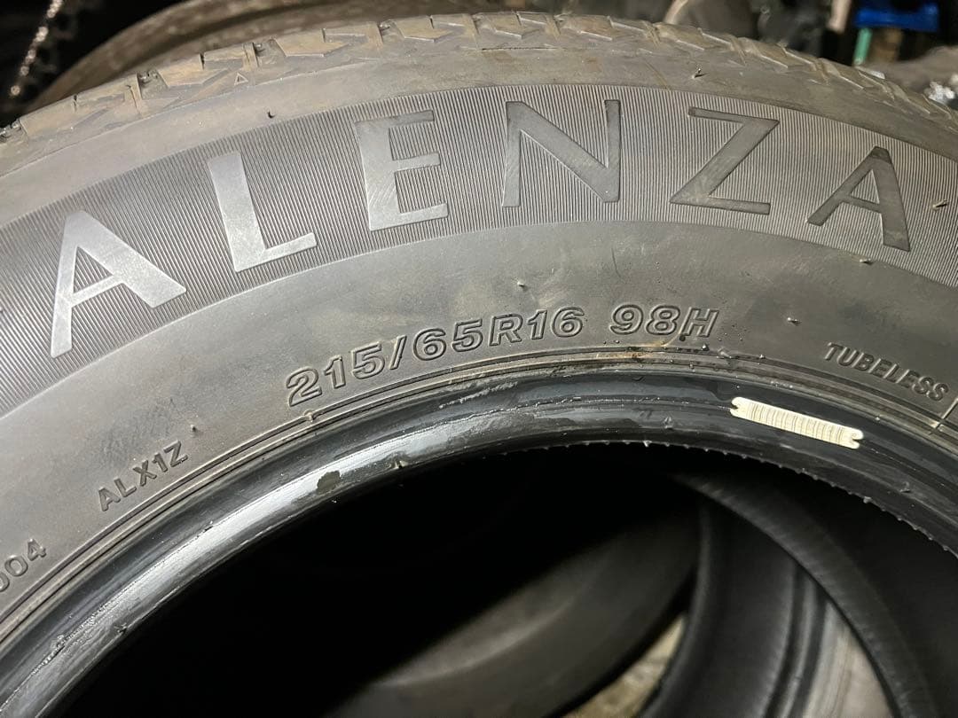 215/65 R16 BRIDGESTONE ALENZAラジアルタイヤ23年