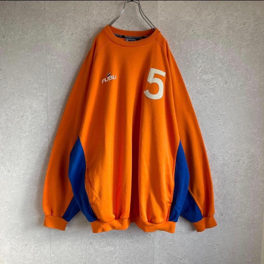FUBU トレーナー XXXL オレンジ
